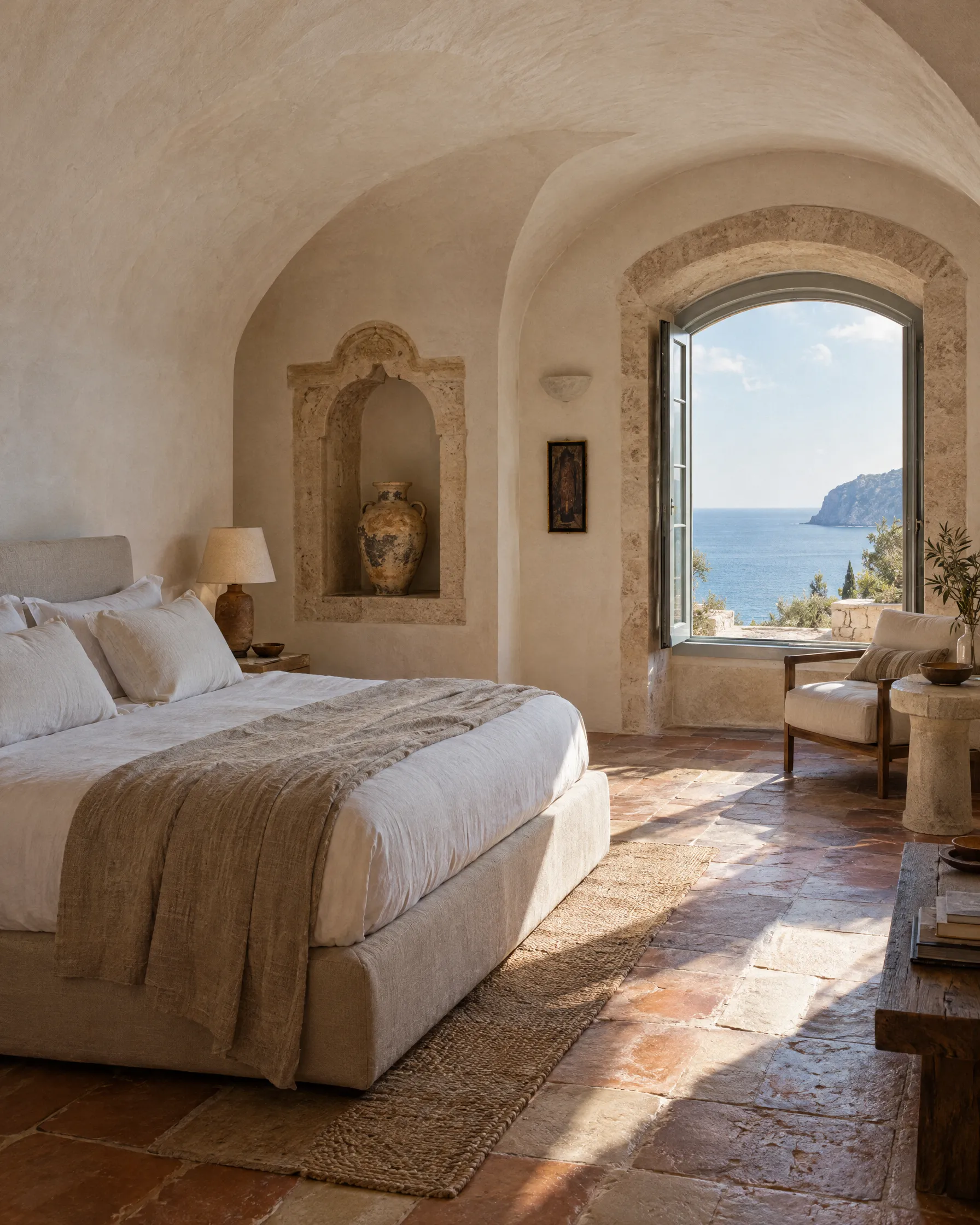 Sea Room with vaulted ceiling